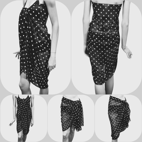 Polka dot sarong cover - cover, wrap