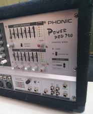 Phonic Powerpod 740 Plus 2X220W 7-Channel Powered Mixer And Effects