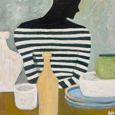 NEW ORIGINAL OIL PAINTING 30cm