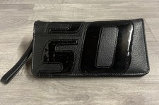 Miss Sixty Black Clutch Purse/Bag With Strap