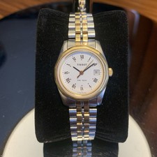 Ladies Tissot PR 100 Two Tone Sapphire Crystal Great Condition