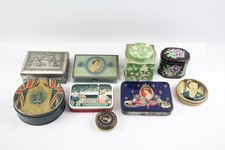 Advertising Tin Metal Boxes Antique Vintage Huntley and Palmer Waiters Toffee