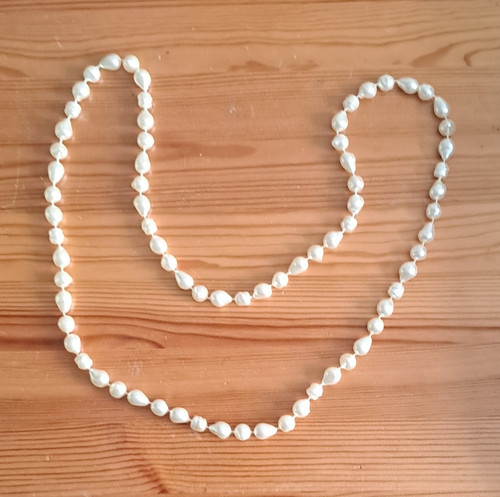 Cream baroque pearl beaded - pearl,