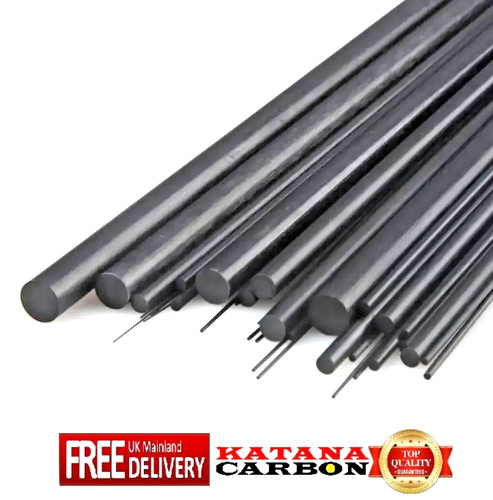 Pultruded carbon fibre - fibre, solid