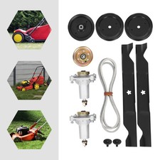 Lawn Mower Deck Parts Rebuild Kit 2Blades For YTH21K46 Craftsman YT3000, YTS3000