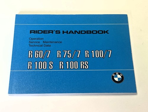 Bmw r60 r75 - r60/7, r75/7