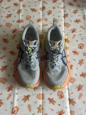 Used Asics Superblast 2 Paris Shoes - Cool Grey/ Safety Yellow (1013A150-750)