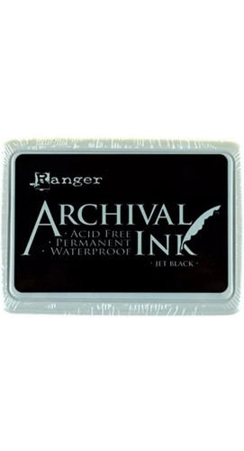 Jet black archival - black, ink