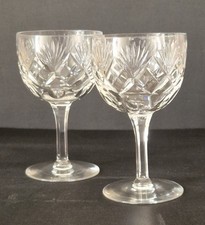 Webb Corbett Cut Crystal Wine
