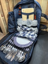 Navy Blue 4 Person Picnic