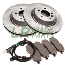 FITS DISCOVERY 3 NEW REAR BRAKE DISCS, PADS & WEAR SENSOR KIT SET 2.7 TDV6