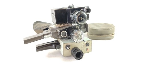 Lot movie film camera - x3,