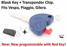 Uncut Key Blank for Piaggio