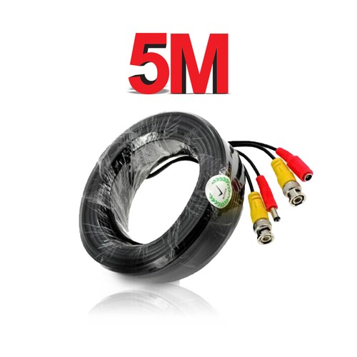 Meter bnc power lead cctv - lead,