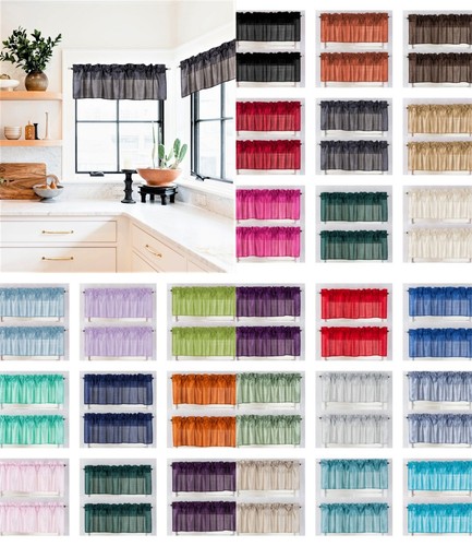 2pc faux silk waterfall - 2pc, window