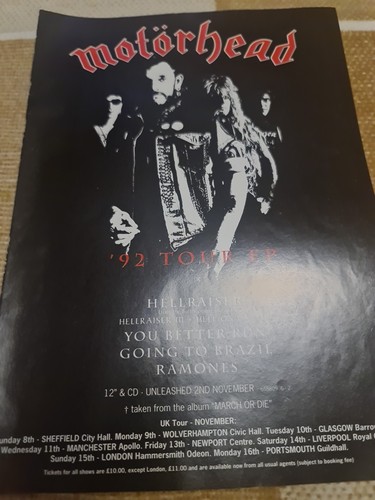 Vintage motorhead tour ep - 92,