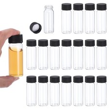 100 Pack 30ml Clear Glass
