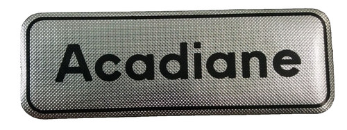 Acadian badge sticker - badge,