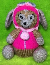 KNITTING PATTERN - Skye inspired choc orange cover / 16 cms Paw Patrol toy