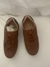 Schuh Kids Brogue Jr. Tan Shoes Size 13 in Box