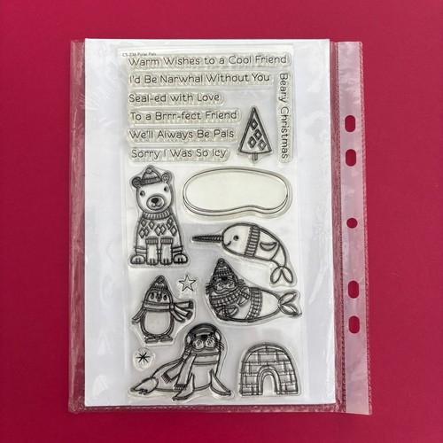 Mft polar pals stamp set - pals,