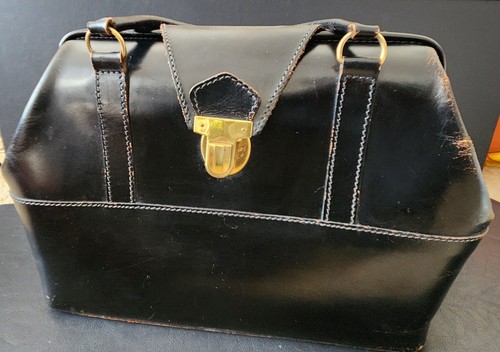 Vintag black leather doctors - vintag,