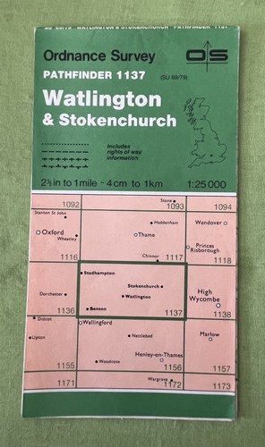 Vintage pathfinder map 1137 - vintage,