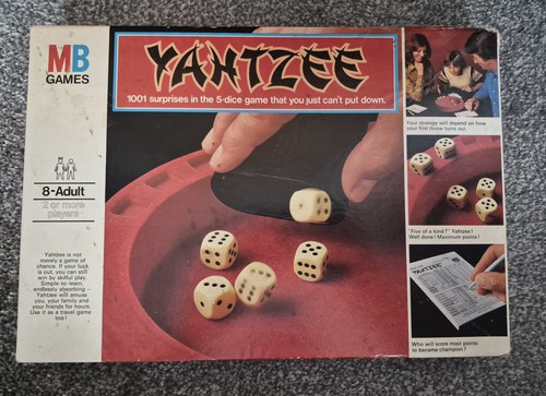 Games vintage 1976 yahtzee - mb,