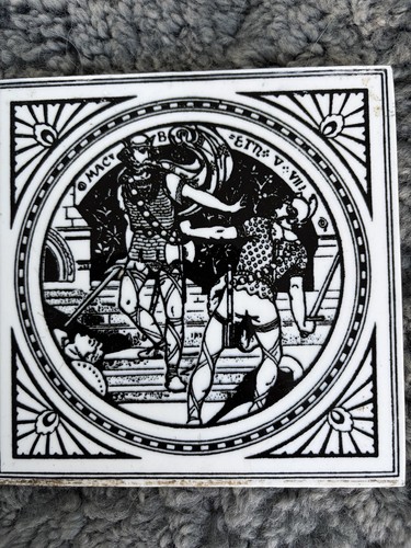 Minton tile shakespeare - tile, shakespeare’s