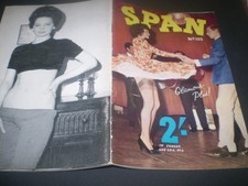 1960's  vintage glamour magazine SPAN No 1105 vol 9 ANNE GRANGER  SUSAN DOUGLAS