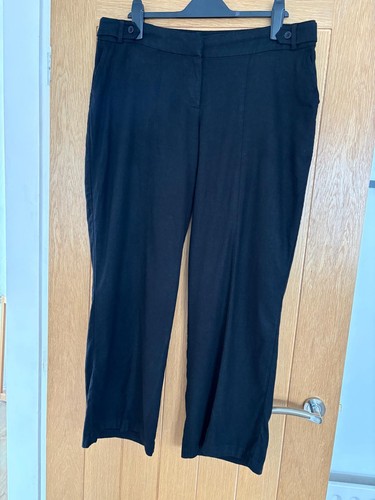 Tesco black linen blend - f&f,