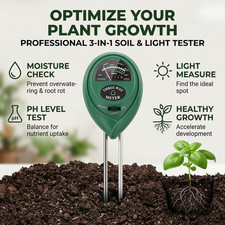 3 in1 Soil PH Tester Water