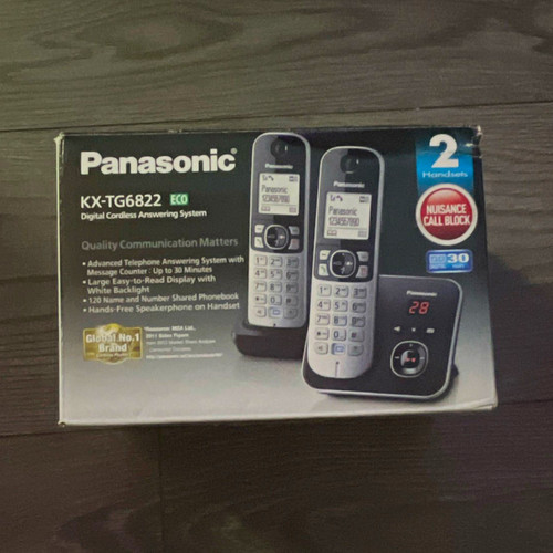 Panasonic tg6822eb dect - kx-tg6822eb,