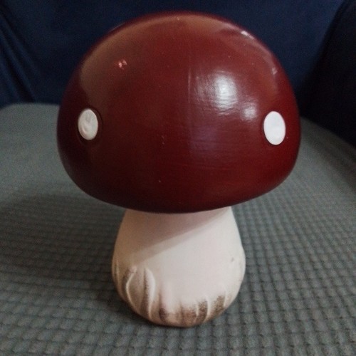 Ceramic toadstool - ceramic, (mushroom)