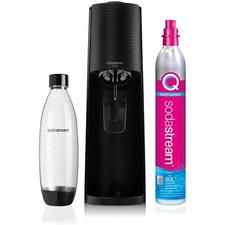 SodaStream Terra Sparkling Water Maker Machine+ 1L Bottle and CO2 Gas Cylinder
