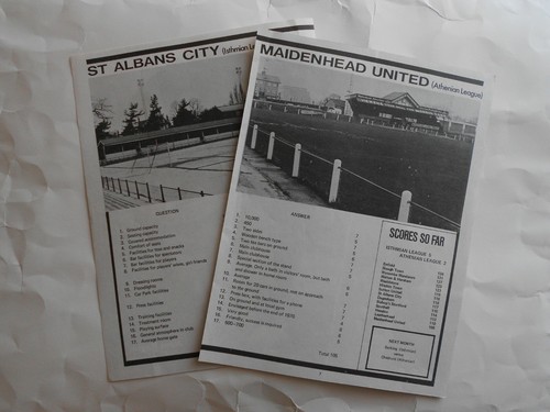 Non league ground comparisons - league,