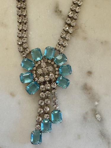 Vintage waterfall aquamarine - vintage,
