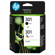 HP 301 2-Pack Black &
