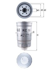 MAHLE KC18 Fuel Filter 78mm