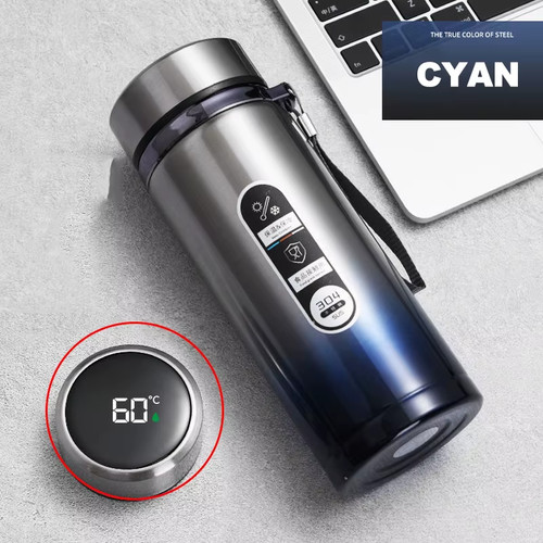 Stainless steel thermos - steel, bottle