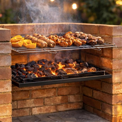 Diy charcoal bbq grill - charcoal,