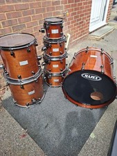 Mapex Saturn 3. Transparent Walnut Gloss 7pc Shell pack.