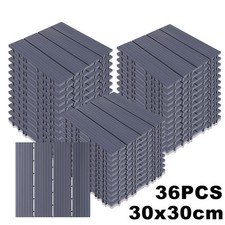 36x Decking Tiles Garden Patio