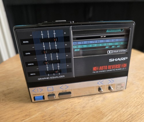 Sharp stereo cassette player - sharp,