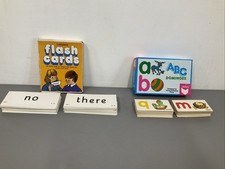 Vintage Early Learning Centre ABC Dominoes Circa 1990s by Big Box + Flash Cards