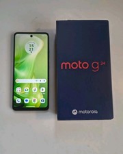 Motorola Moto G24 4G 128GB Smartphone 50MP Camera Dolby Atmos Ice Green UNLOCKED