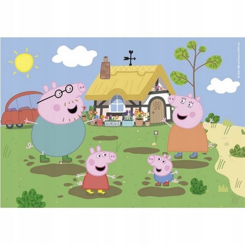 Peppa pig puzzle pieces - peppa,