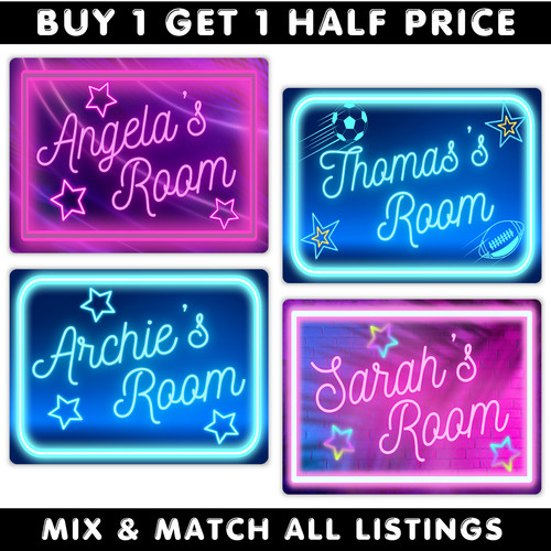 Custom bedroom sign kids room - bedroom,