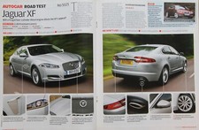 Original 2011 Autocar magazine road test No 5021 JAGUAR XF 2.2D PREMIUM LUXURY