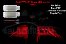 For Audi A1 A3 A4 A5 A6 A7 A8 TT R8 Q5 Q7 LED Glove Box Luggage Footwell Lights